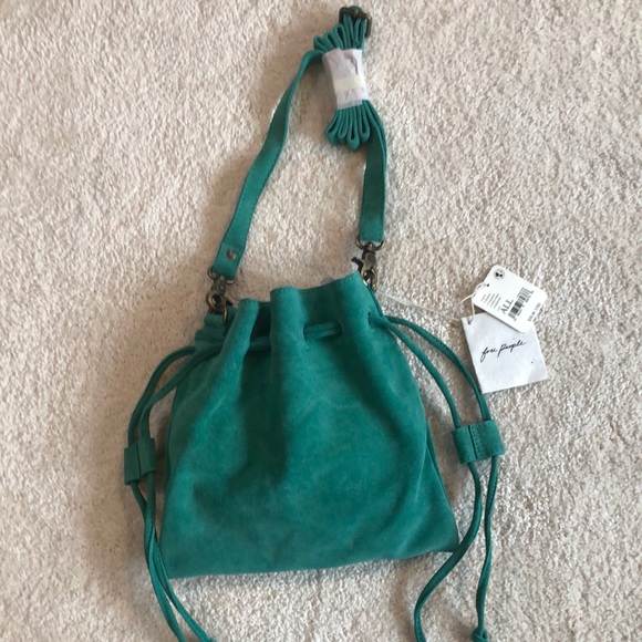 Free People Handbags - Free People Billie Suede Crossbody Purse-NWT!!